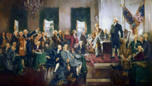 Signing the U.S. Constitution